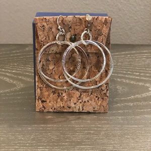 Silpada Sterling Silver Circle Earrings